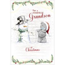 Wonderful Grandson Me to You Bear Christmas Card Image Preview